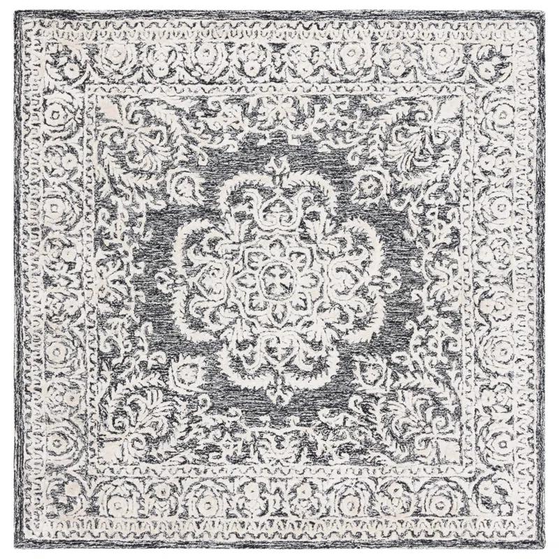 Charlton Home® Bathsheeb Hand Tufted 60% Wool, 20% Bamboo Silk, 20% Cotton With Cotton Backing Oriental Rug