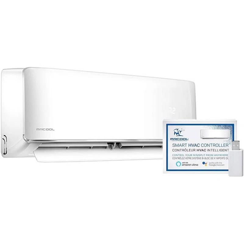 MrCool MRCOOL Advantage 12,000 BTU Ductless Inverter Wall Mount Heat Pump System, White