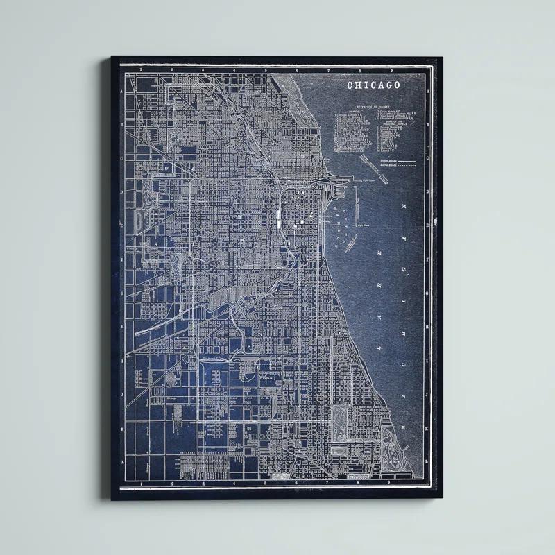 Steelside™ " Chicago Sketch Map "