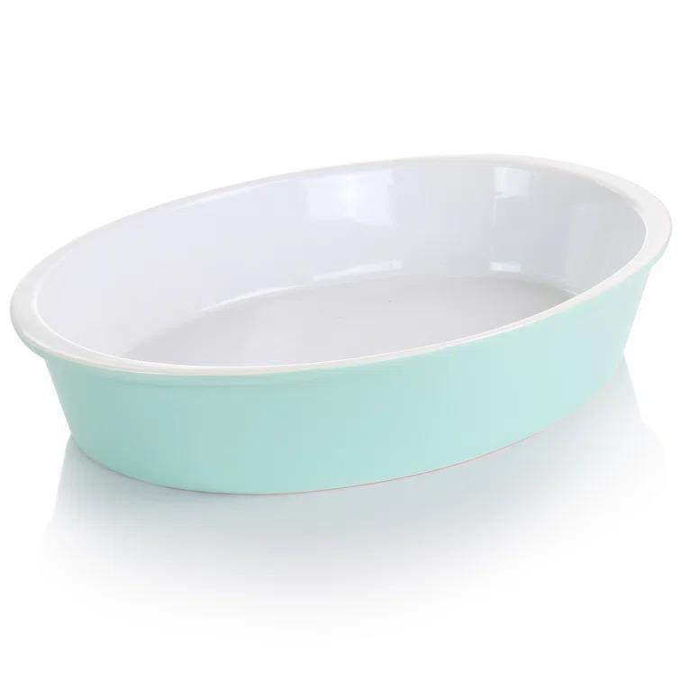 Martha Stewart Martha Stewart 1.3 Qt. Stoneware Oval Baker