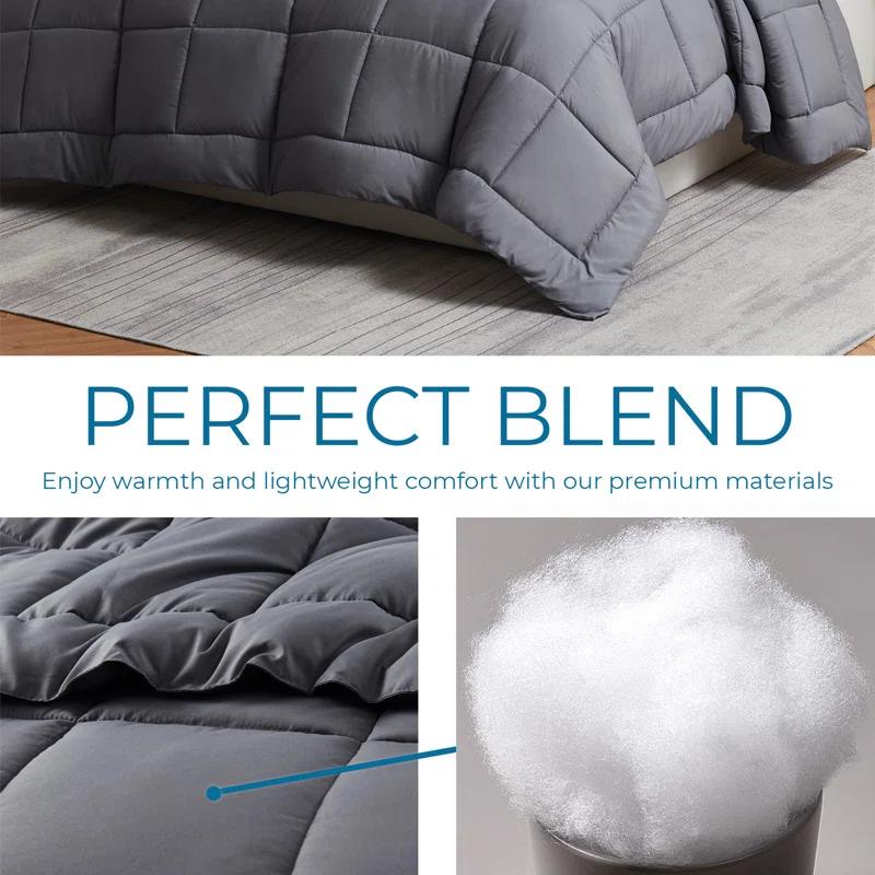 Nestl All Season Solid Lightweight Down Alternative Comforter
