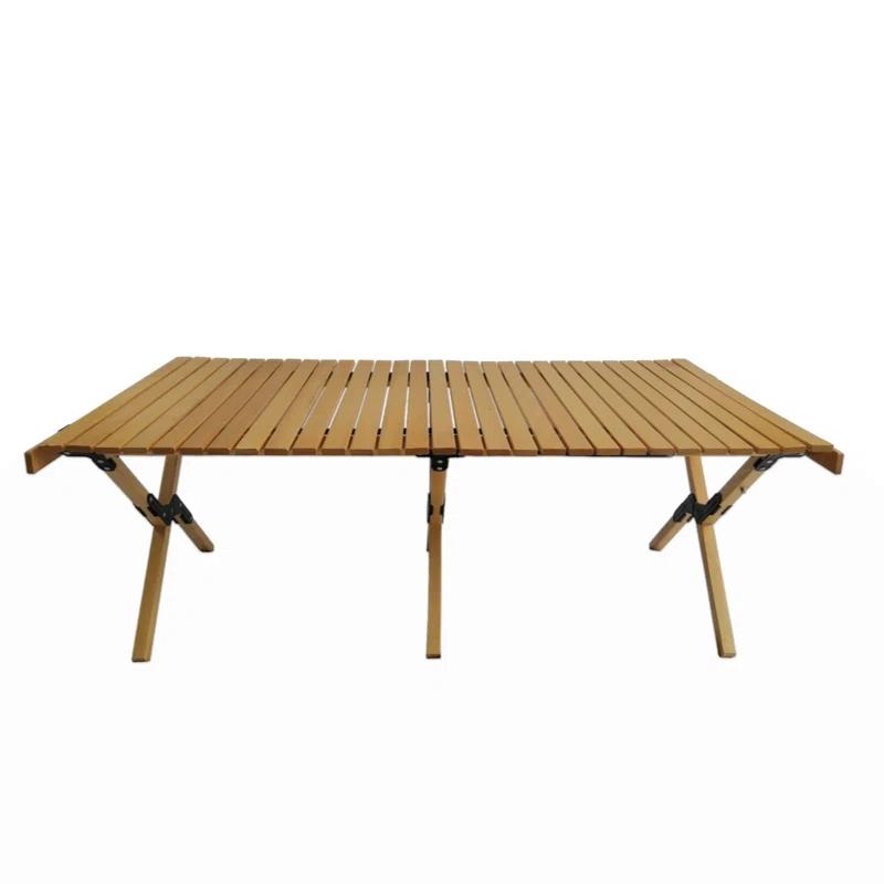 Multi-Function Wooden Foldable Portable Patio Dining Table, Naturalindoor And Outdoor Universal ,Natural