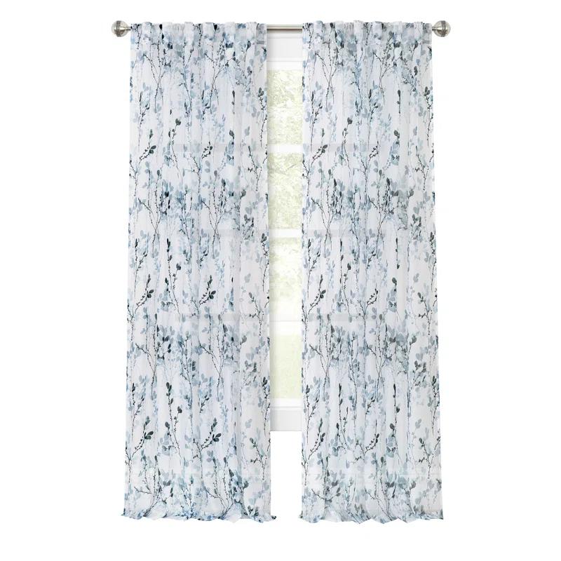 Red Barrel Studio® Molineux Polyester Semi Sheer Curtain Single Panel