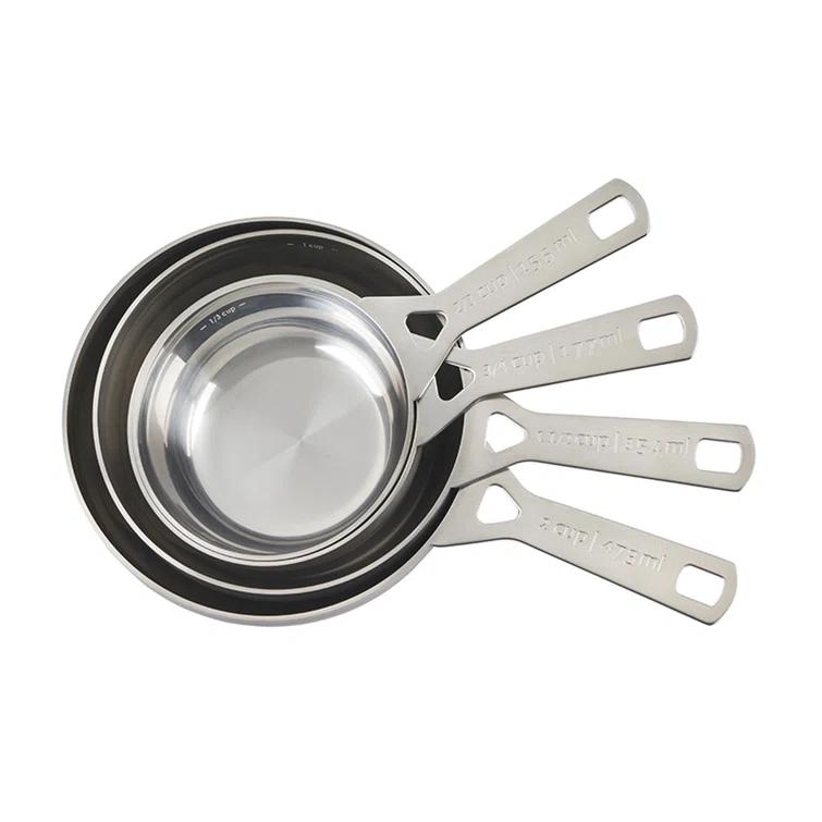 Le Creuset Le Creuset Stainless Steel Batch Baking Measuring Cups - Set of 4