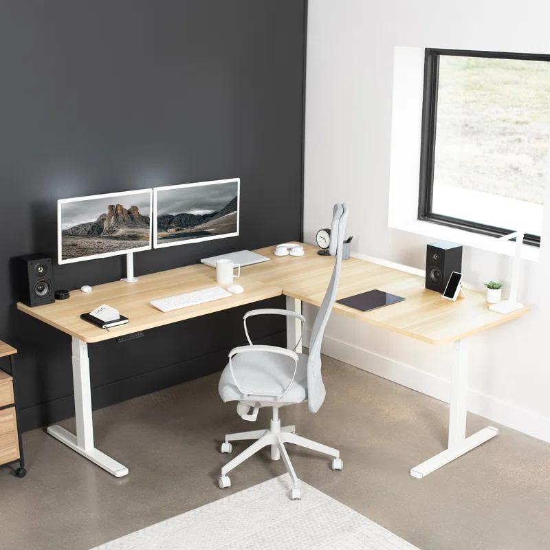 Vivo VIVO Electric 77" x 71" Corner Stand Up Desk, 3E7B Series