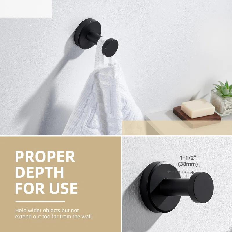 AngleSimple AE083 Stainless Steel Wall Mounted Robe Hook