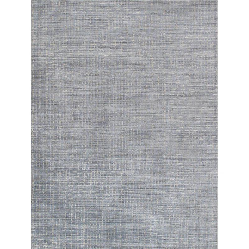 Pasargad Slate Hand Knotted Viscose Rug