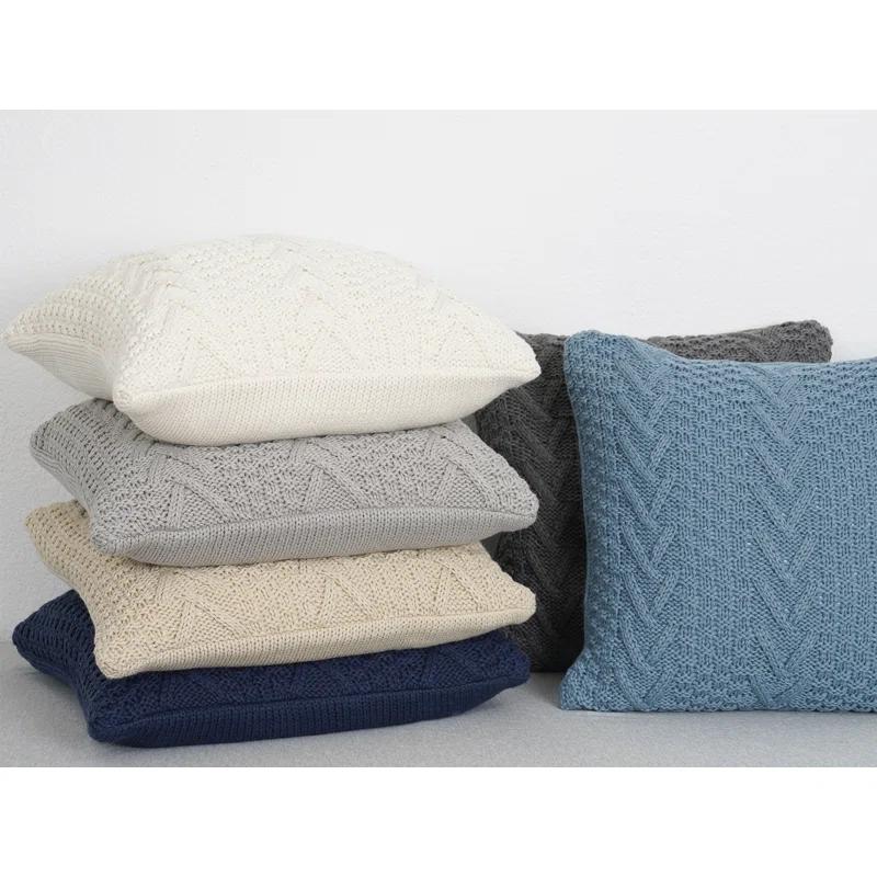 EverGrace Ratree Chunky Reversible Throw Pillow