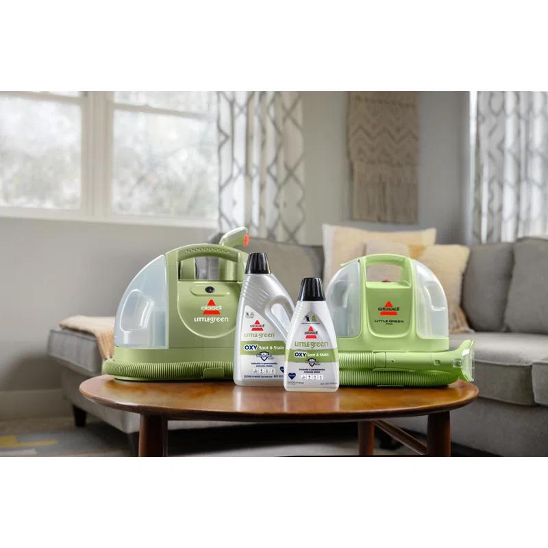 BISSELL 1400B BISSELL Little Green Multi-Purpose Portable Carpet and Upholstery Cleaner, Car and Auto Detailer, with Exclusive Specialty Tools, Green, 1400B