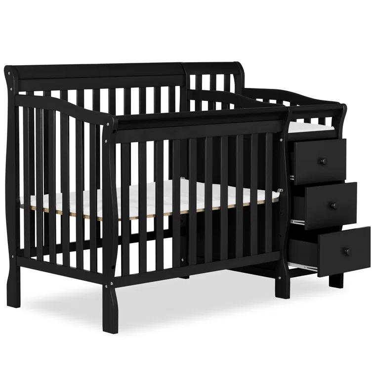 Dream On Me Jayden 4-in-1 Mini Convertible Crib and Changer