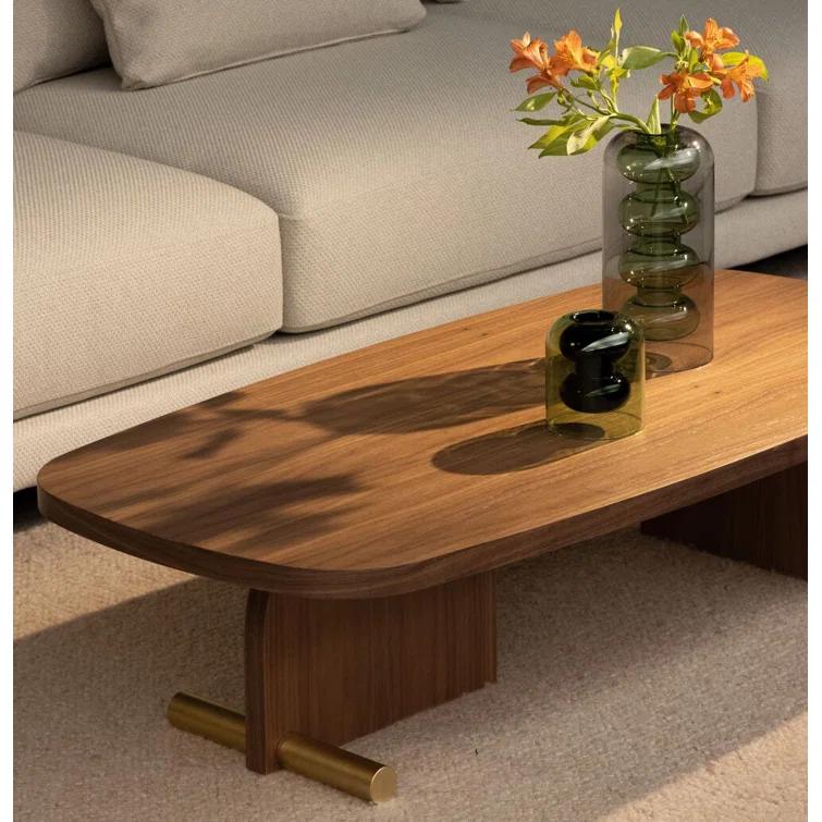 Nomon Nova Solid Wood Top Single Coffee Table