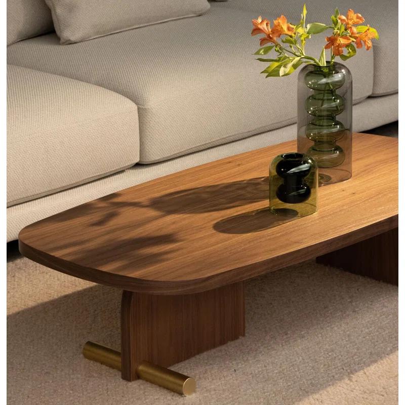 Nomon Nova Solid Wood Top Single Coffee Table
