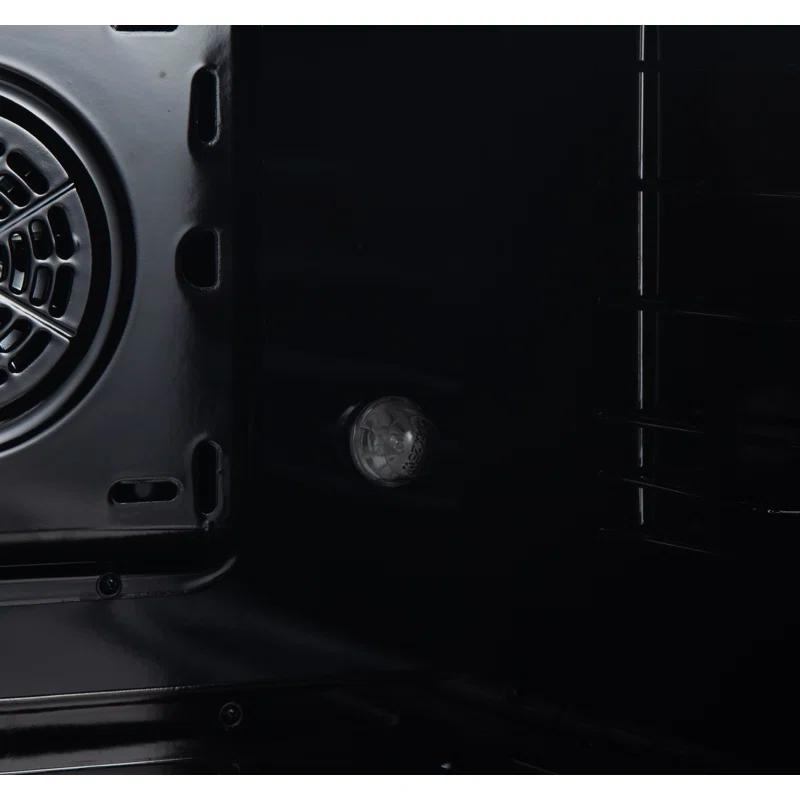 Forno Marco 36-Inch Dual Fuel Range Stainless Steel, 6 Burners, 5.36 cu.ft. True Conve FFSGS6197-36