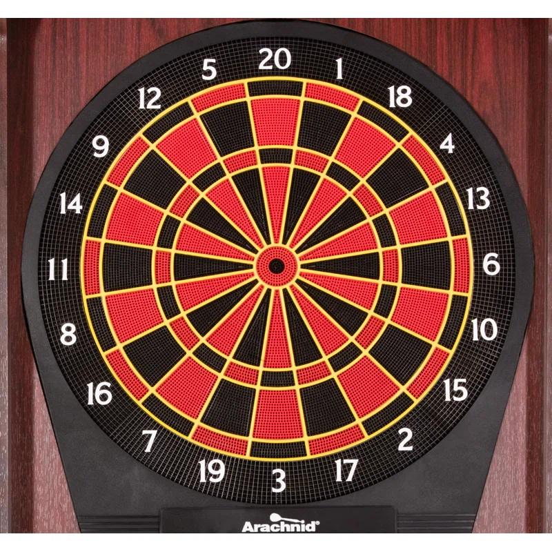 Arachnid Cricket Pro 800 Electronic Dartboard and Cabinet Set with Darts