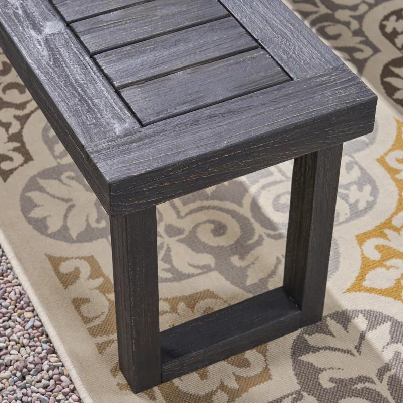 Williston Forge Rhinehart 6 - Person Acacia Wicker Patio Dining Set with Rectangular Table , Cushions Included