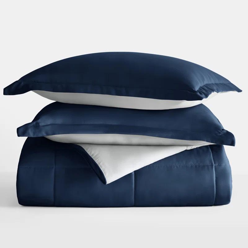 Becky Cameron Reversible Down-Alternative Comforter Bedding Set