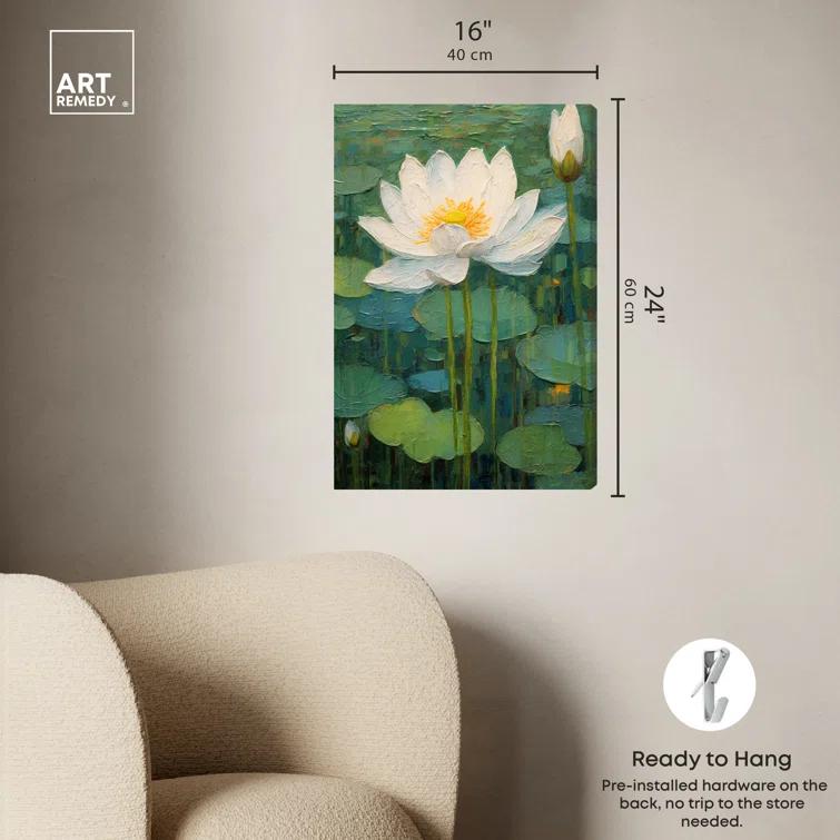 Art Remedy Art Remedy This Is My Waterlily Framed Impressionism 53041
