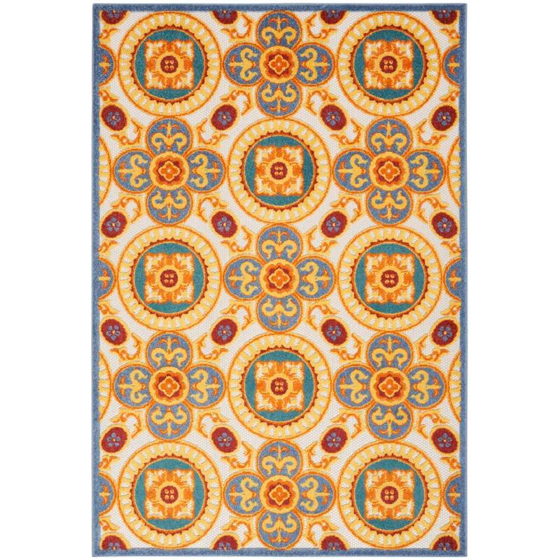Lark Manor™ Isalia 5'3" X 7'5" Multicolor Tropical Rug