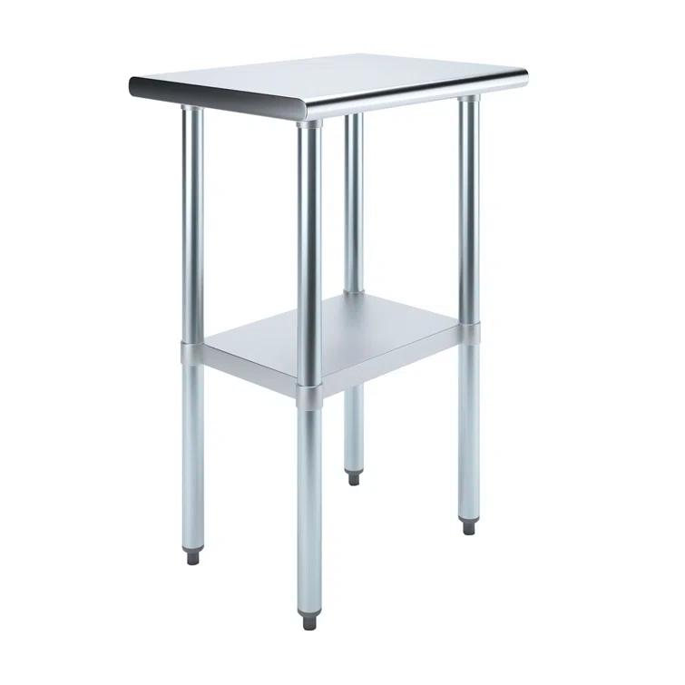 Amgood 24 in. x 18 in. Stainless Steel Table