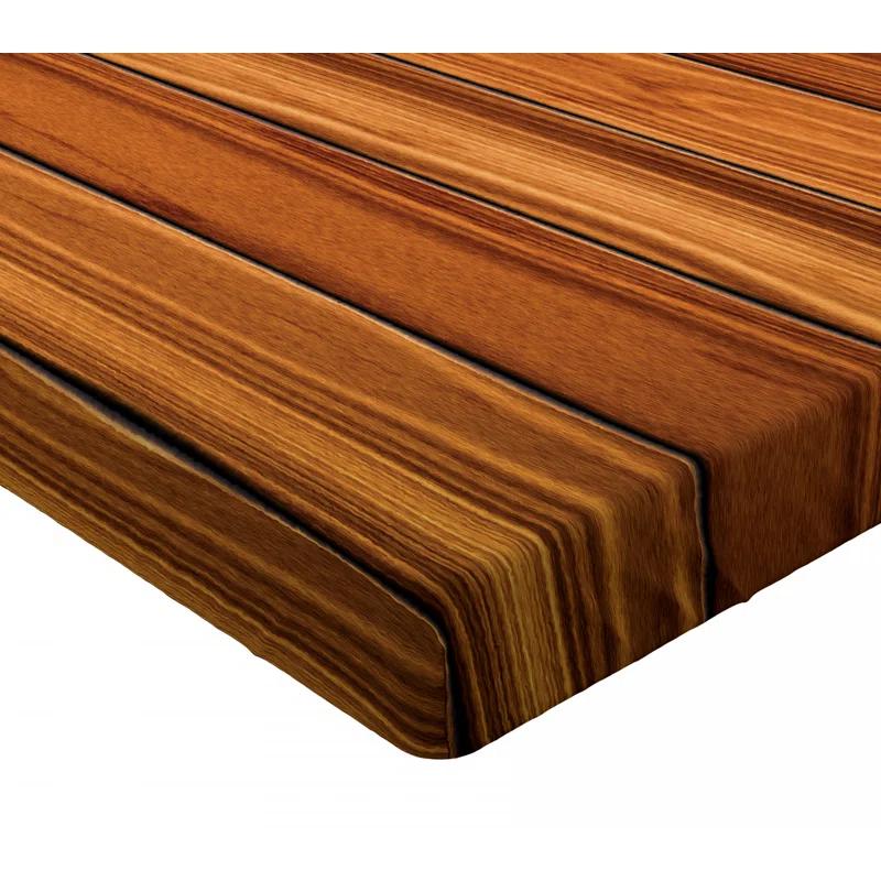 Ambesonne Microfiber Striped Fitted Sheet