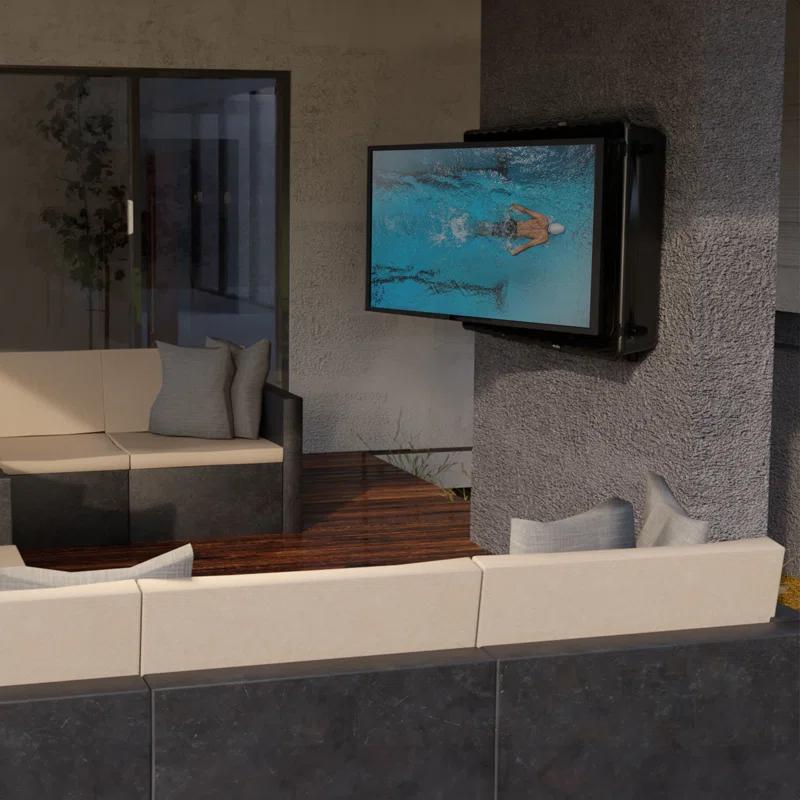 Storm Shell Black OUTDOOR TV ENCLOSURE