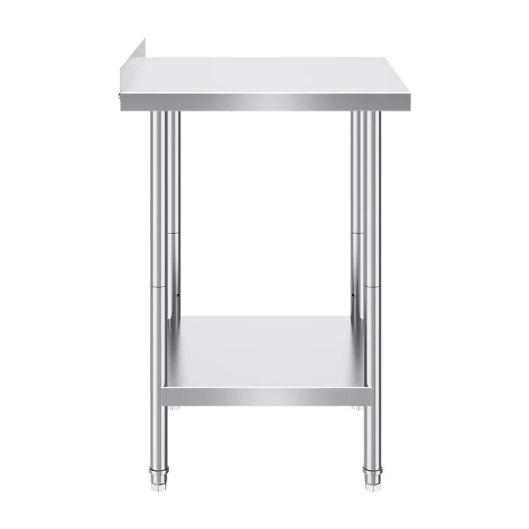Wrought Studio™ Wrought Studio™ Stainless Steel 24'' L x 24'' W x 36'' H Work Table