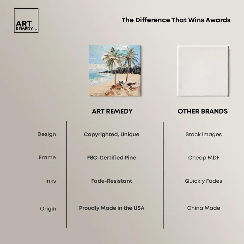 Art Remedy Beach Paradise Coastal Wall Art by Art Remedy