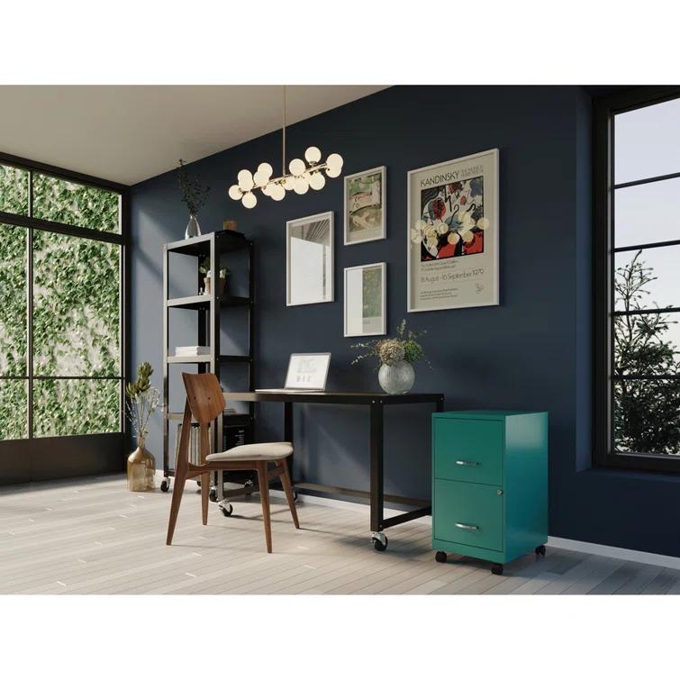 Lorell Soho Mobile 2-Drawer File Cabinet