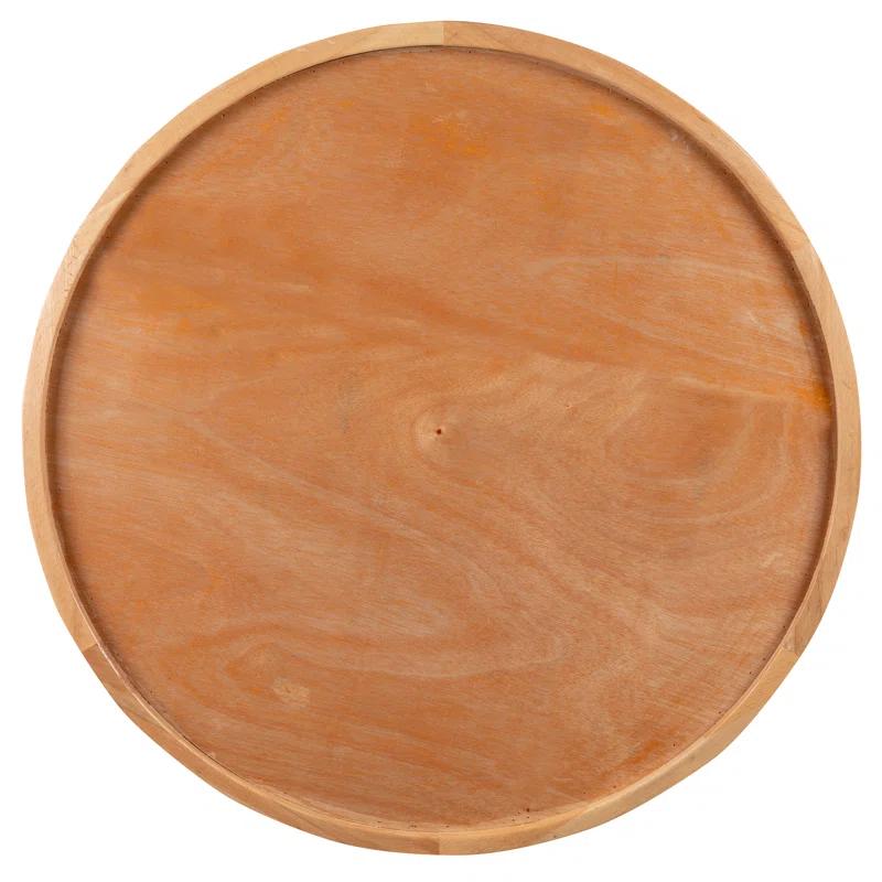 Flash Furniture Mayfair Round Butcher Block Style Table Top - Restaurant Table Top