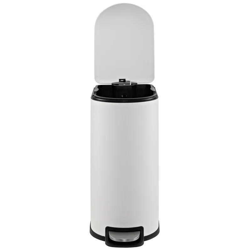 happimess Roland Steel Step On Trash Can & Reviews | Wayfair