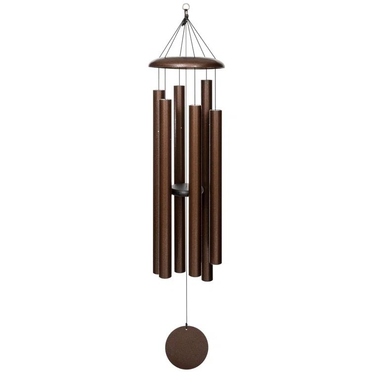 65" Copper Vein Aluminum Wind Chime for Outdoor Decor