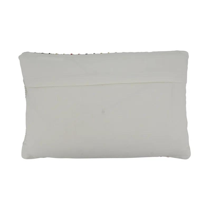 Saro Sunnyland Collection Striped Cotton Pillow Cover