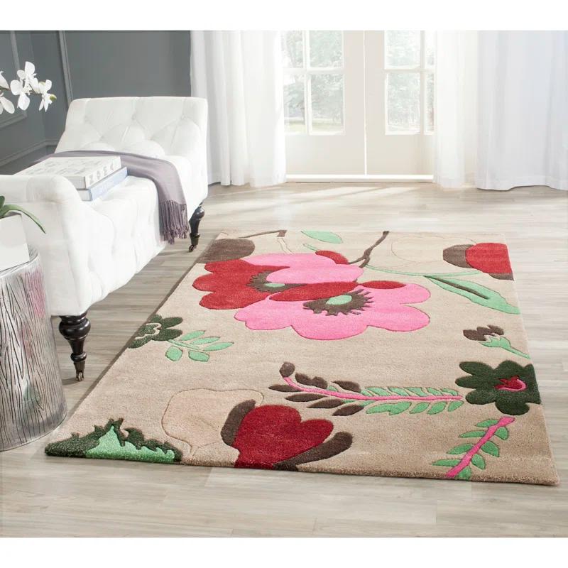 Safavieh Bella Hand Tufted Wool Floral Rug