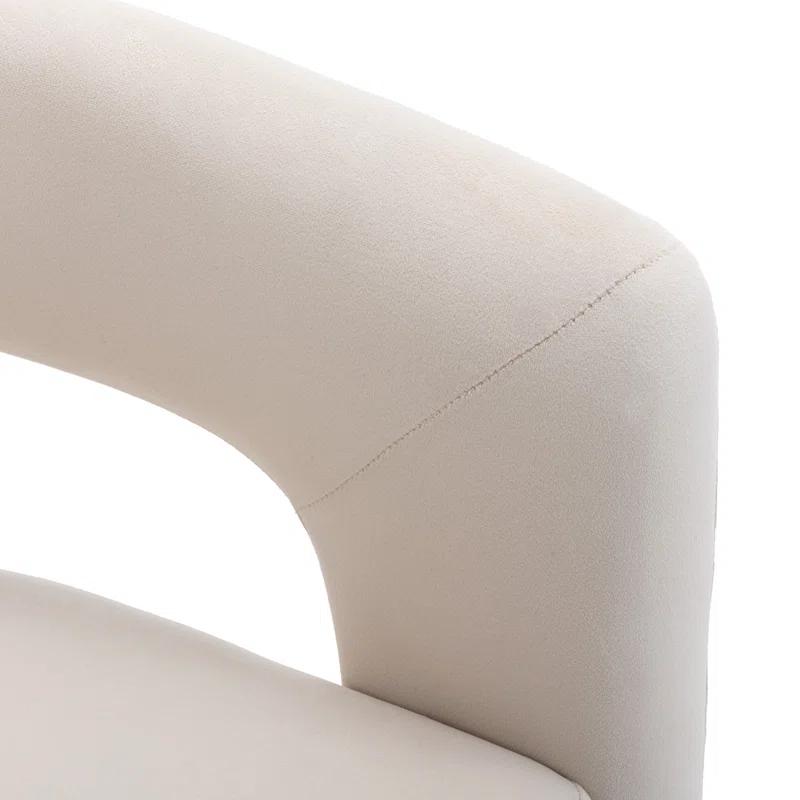 wahson office chair Modern Upholstered Barrel Dining Chairs (Set of 2)