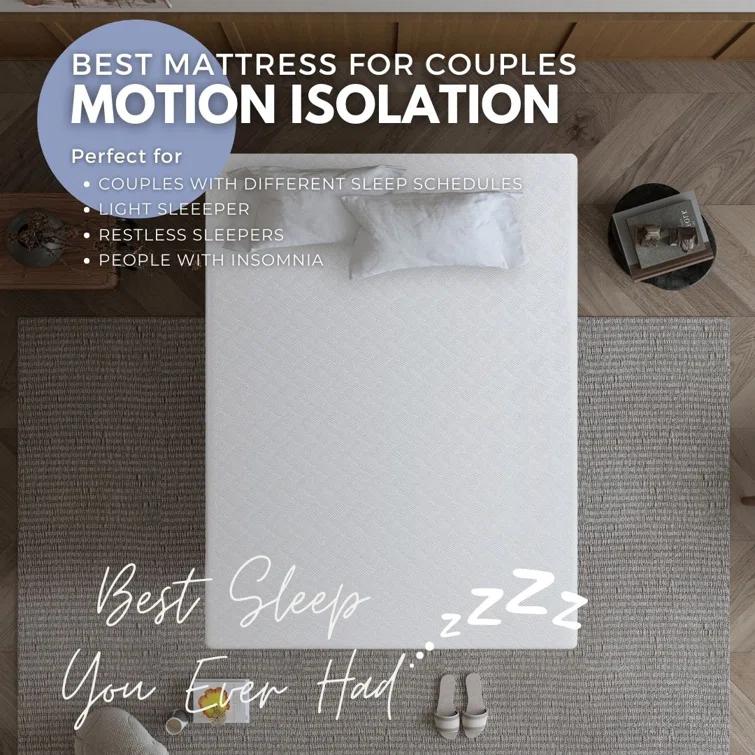 L’Baiet 12” Gel Memory Foam Mattress, Full Size / Bed in a Box / Medium Firm / Breathable Cooling-Gel Comfort Technology / Pressure Relief / Comfy Support / Soft Fabric Cover / CertiPUR-US Certified