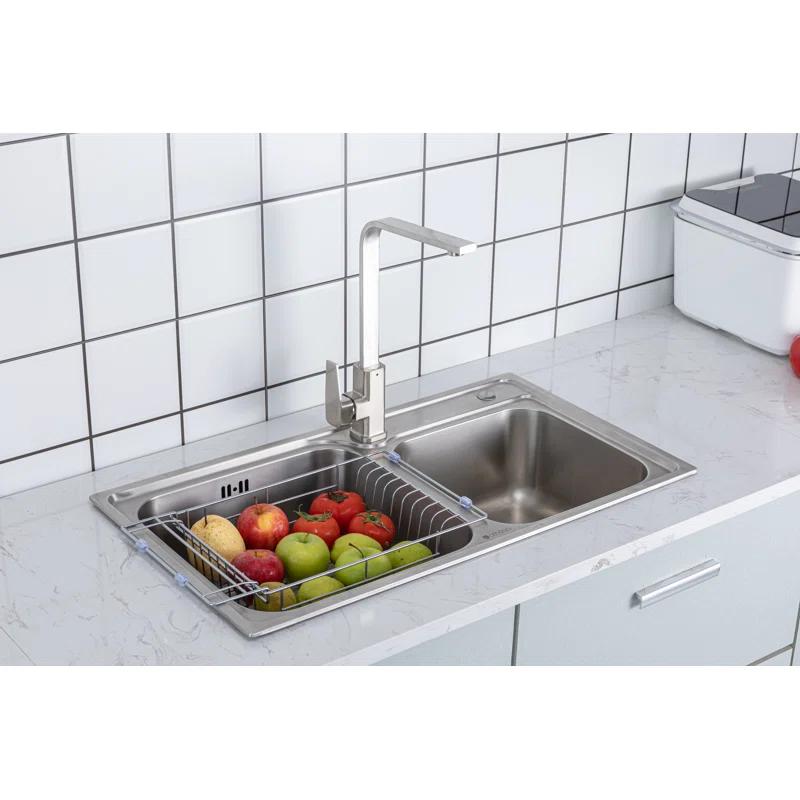 Premium Racks Adjustable Stainless Steel Dish Rack