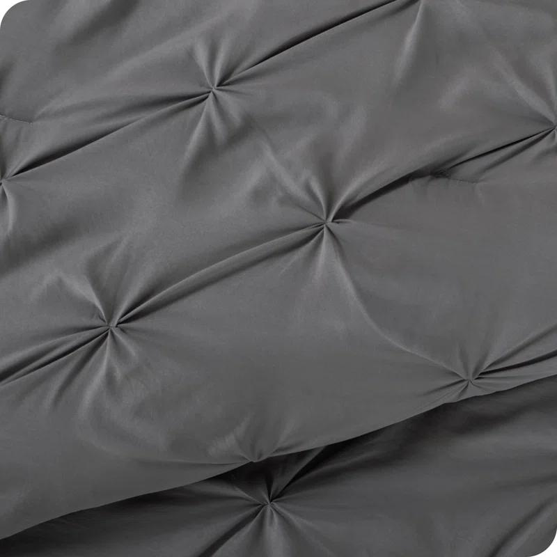 Bare Home Down Alternative Pintuck Comforter Set