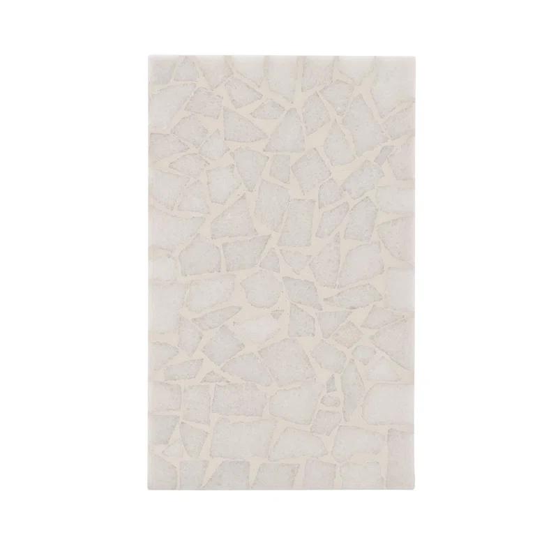 Sausalito Rectangular Concrete Outdoor Side Table