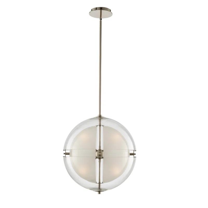Kalco Sussex 4 - Light Polished Nickel Single Pendant