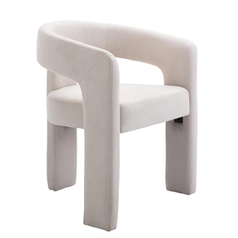 wahson office chair Modern Upholstered Barrel Dining Chairs (Set of 2)