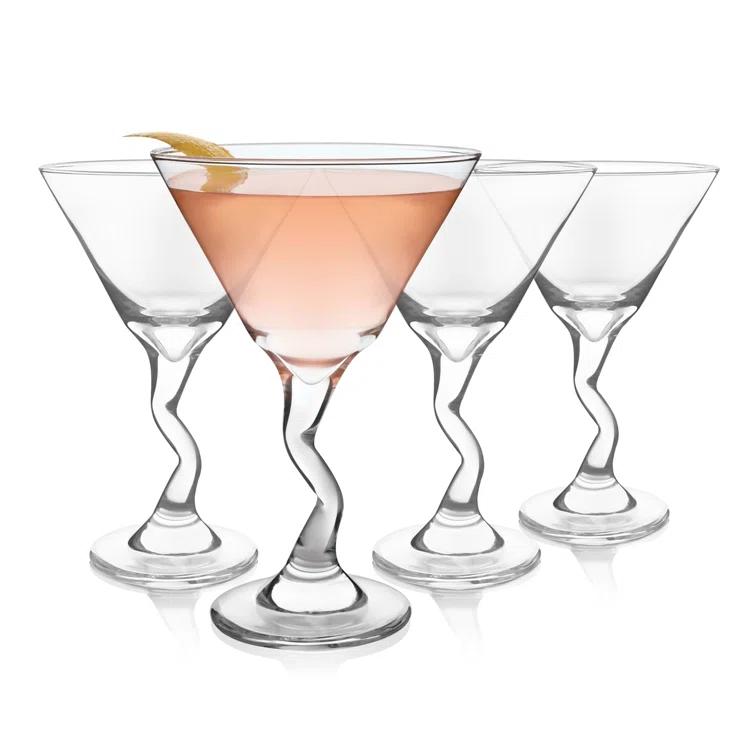 Libbey Libbey Z-Stem 9.25 oz. Martini Glasses (Set of 4)