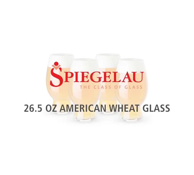 Spiegelau 26.5oz. Crystal Craft Beer Glass Set (Set of 4)