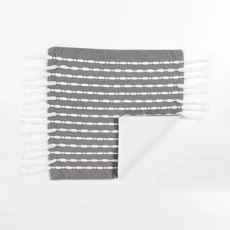 Lush Decor Cotton Striped 20'' Throw Pillow Cover