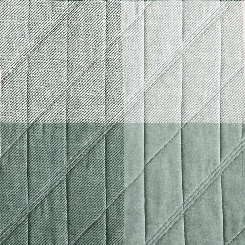Eddie Bauer Eddie Bauer Boulder Plaid Cotton Green Quilt Set