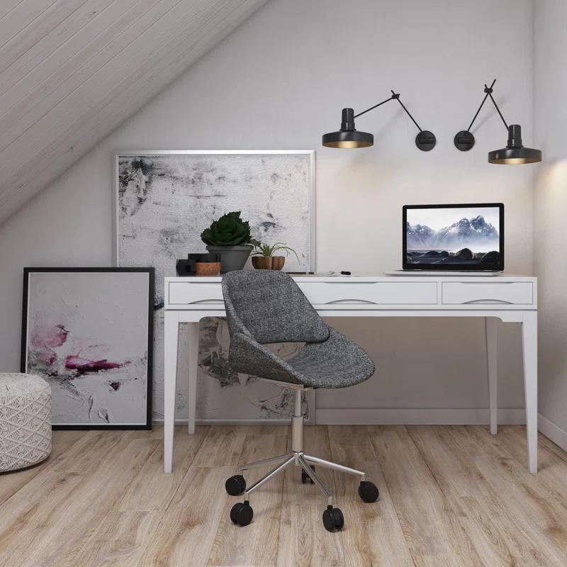 Simpli Home Malden Polyester Blend Task Chair