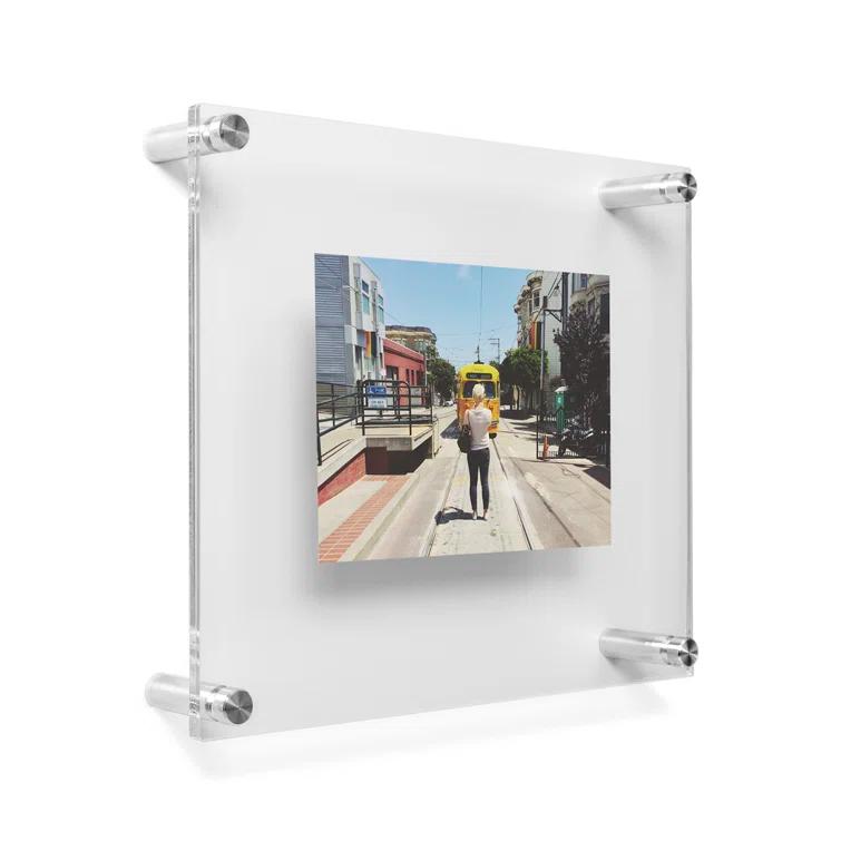 Double Panel Floating Acrylic Picture Frame