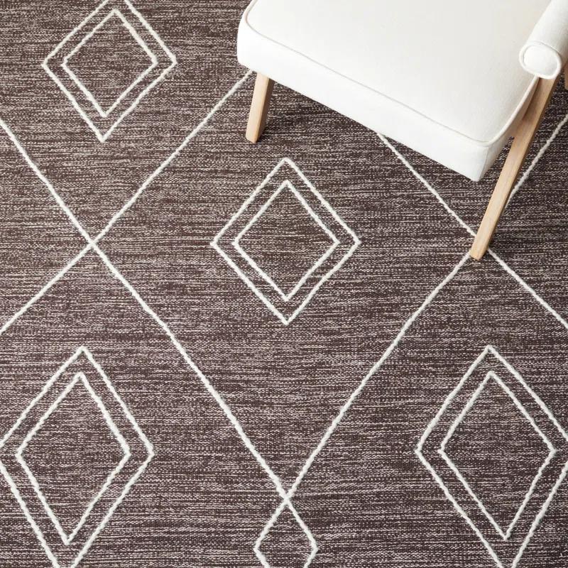 Steelside™ Holtby Southwestern Handmade Flatweave Brown/Ivory Area Rug