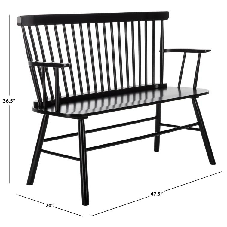 Dovecove Karlovy Wood Bench & Reviews | Wayfair