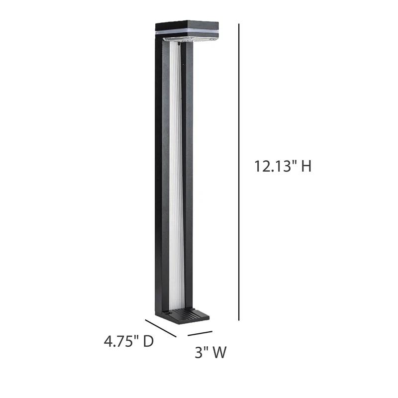 Gama Sonic Sentry Modern 60 Lumens Solar Outdoor LED Landscape Pathway Light - 2 Pack