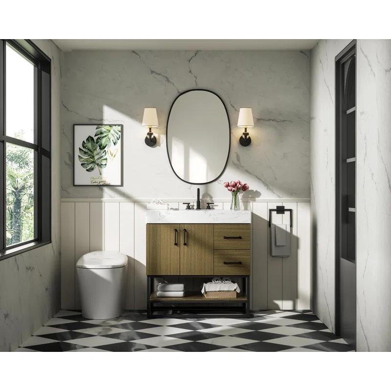 Living District 32 inch Single Bathroom Vanity